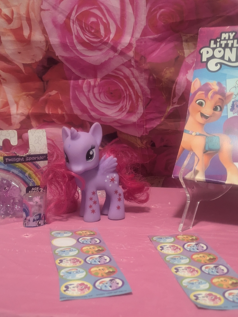 My Little Pony Twilight Sparkle Purple Pony Figure with Pink Mane